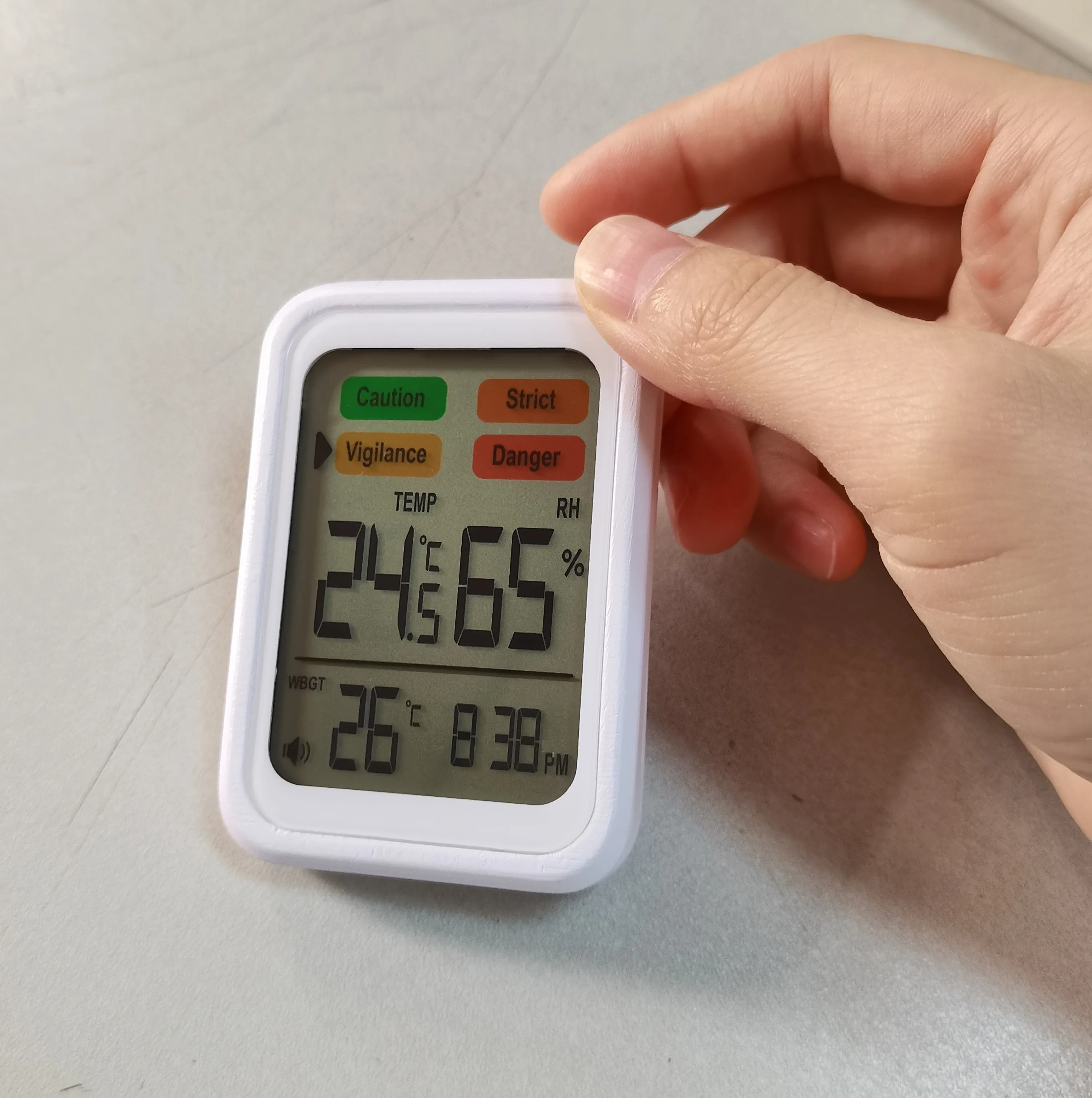 Factory Digital Thermometer wholesale HS01 Heat stroke meter with WBGT , Digital Heat stroke meter with temperature and Humidity