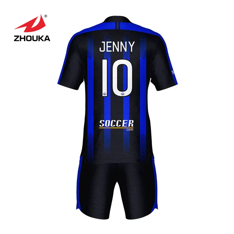 Custom Football Shirt Maker soccer uniforms set team sublimation soccer jersey