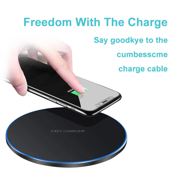 
New Hot Selling Wireless Charging Pad 5W 7.5W 10W 20W Mobile Phone Qi Fast Wireless Charger 