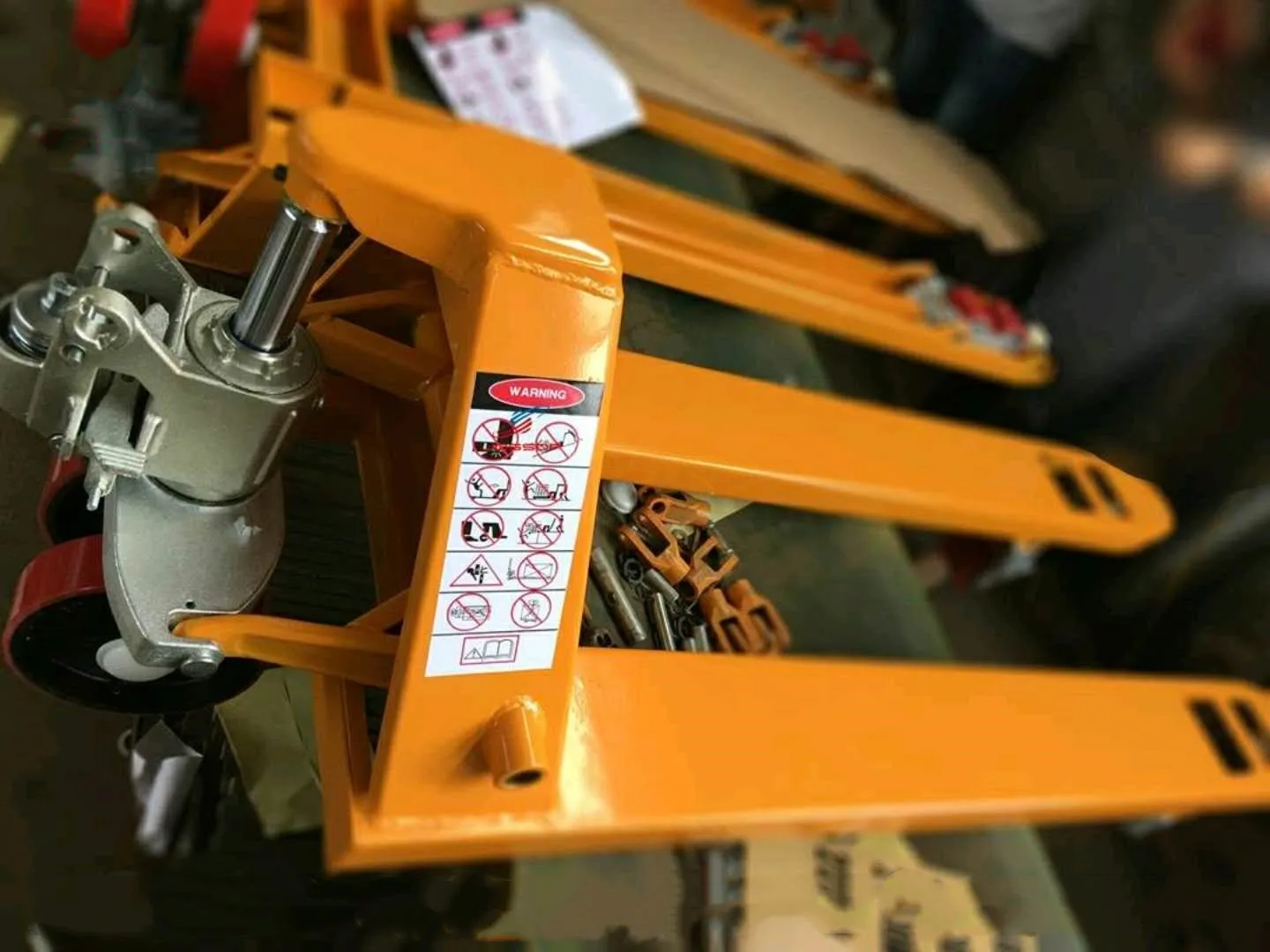 Factory direct sell AC DP PU hydraulic lift pallet handling truck hand pallet hand truck