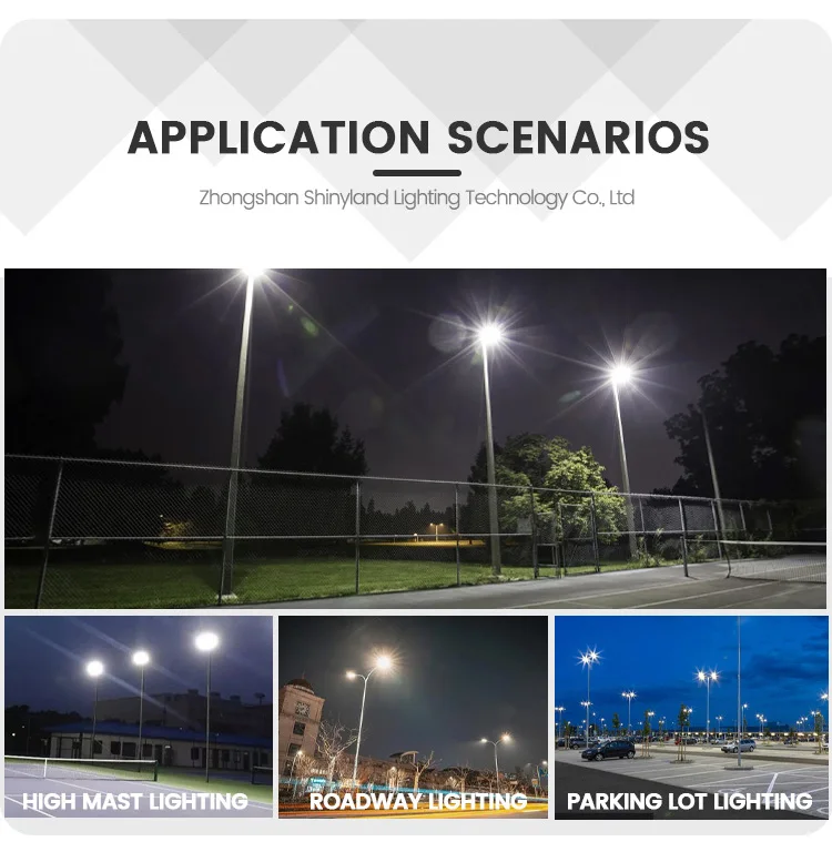 High Quality outdoor led module street light 50w 100w 150w 200w 250w tennis shoebox twin lamps