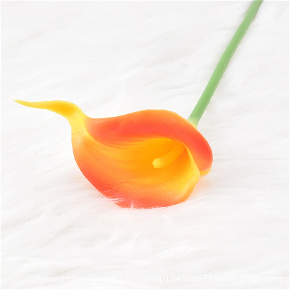 NEW Long Branch Sea Taro Flower Calla Simulation Flower Home Decoration Wedding Banquet Scene Layout Artificial Flowers