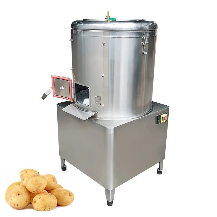 Automatic Onion Carrot Potato Ginger Washing And Peeling Machine/ Cleaning