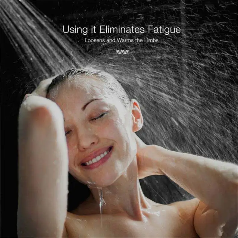 Professional 3 Settings Water Saving Rain Shower For Bathroom