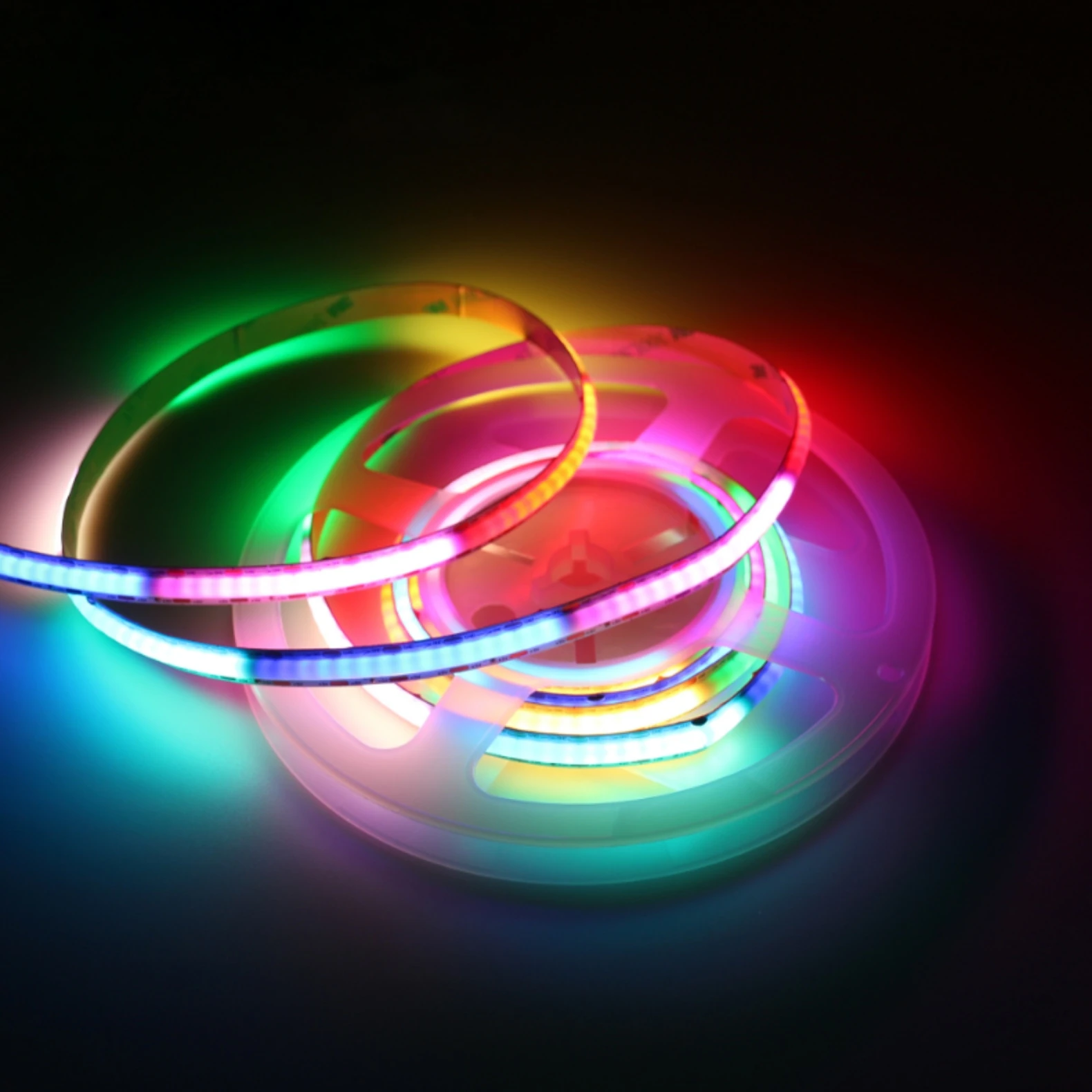 High Quality Waterproof RA>90 Landscape Lights High CRI CCT 24v Smart Neon 576 RGBW Cob Led Light Strip