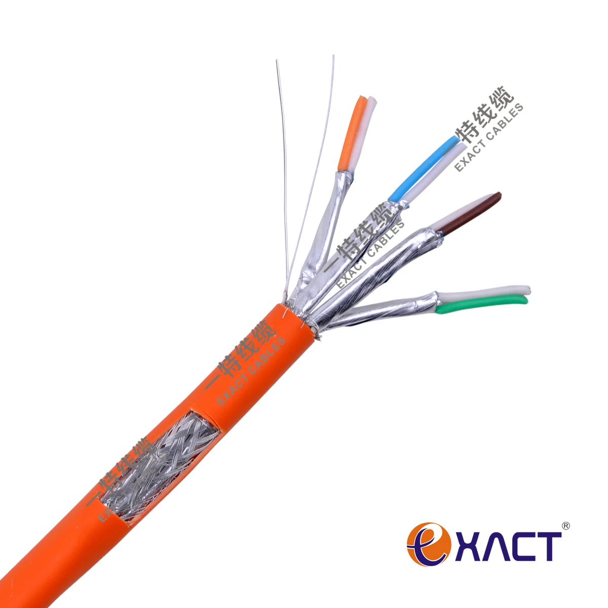 Wholesale Shielded Waterproof 1000Ft 305m OEM 23Awg cat8 high speed CCA/CCS/CU/BClan cable