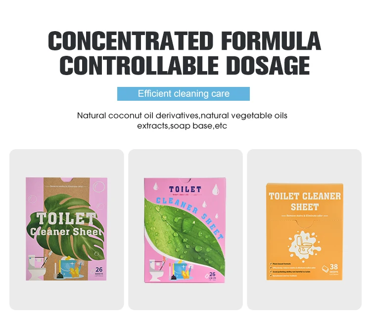 Zero Waste Detergent Toilet Deodar Cleaner Toilet Bowl Tablet