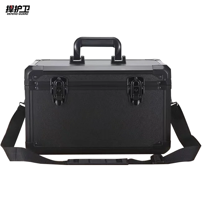 Waterproof Shockproof Aluminum Carry Case Box Empty Locking Case with Metal Handle for Storage OEM & ODM Supported