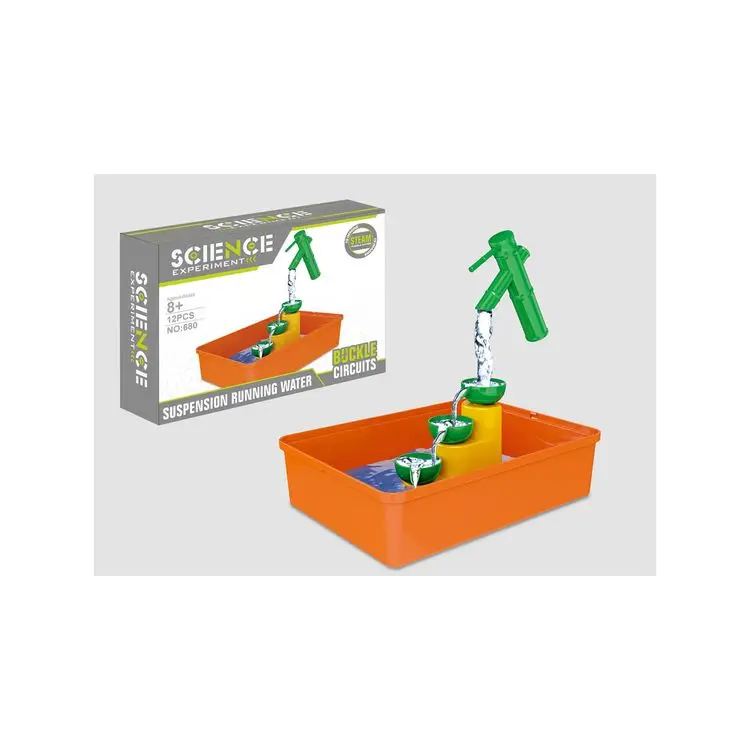 High Quality 680 Simple Floating Water Electronic Building Blocks Kit Stem Science Toys Children Physics Experiment