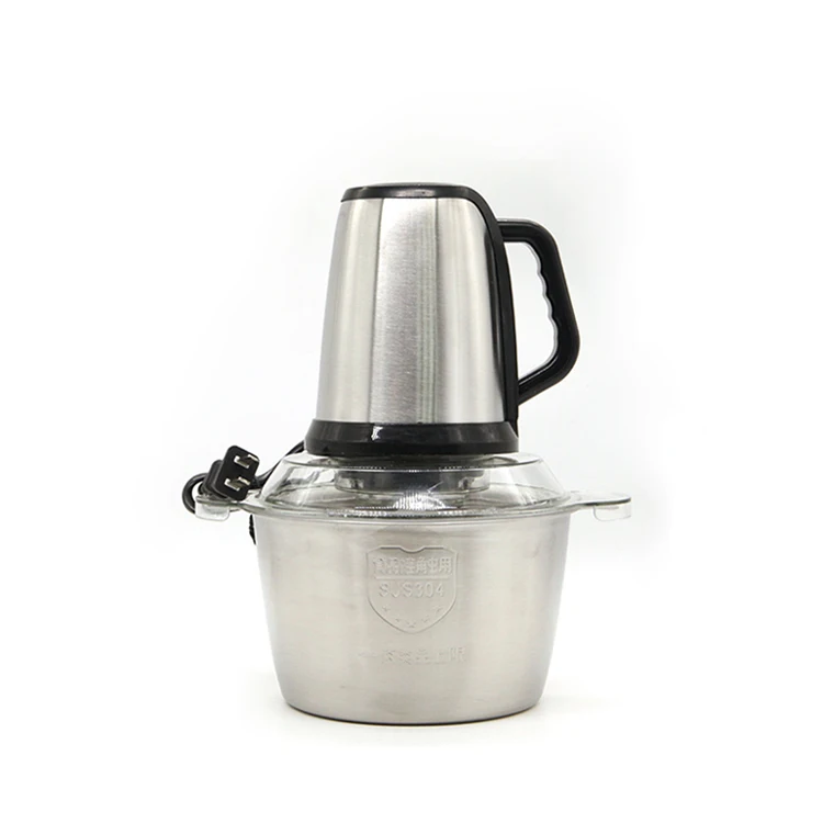 Stainless Steel Food Chopper Processor Onion Salad Vegetable Display Processors Mixer Cutter Operated