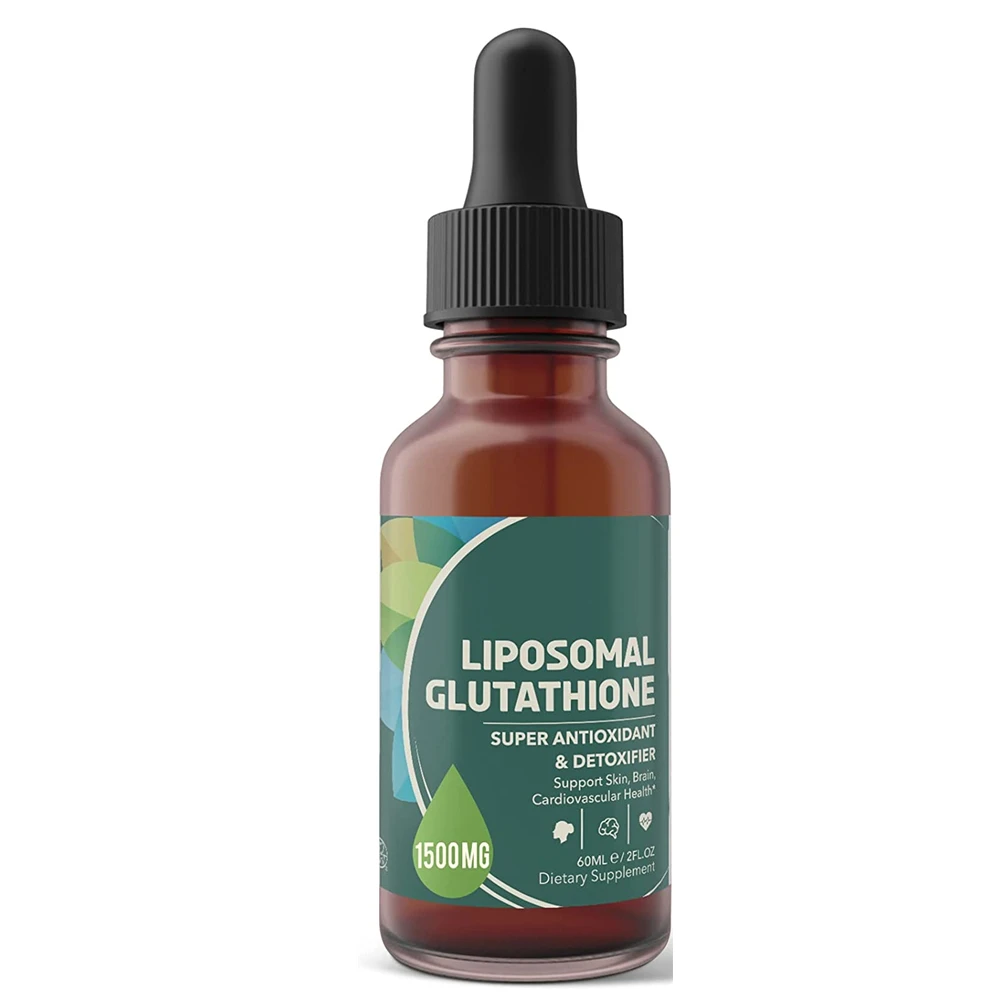 Superior Liquid Drops Glutathione Reduced Supplement for Powerful Antioxidant and Skin Whitening