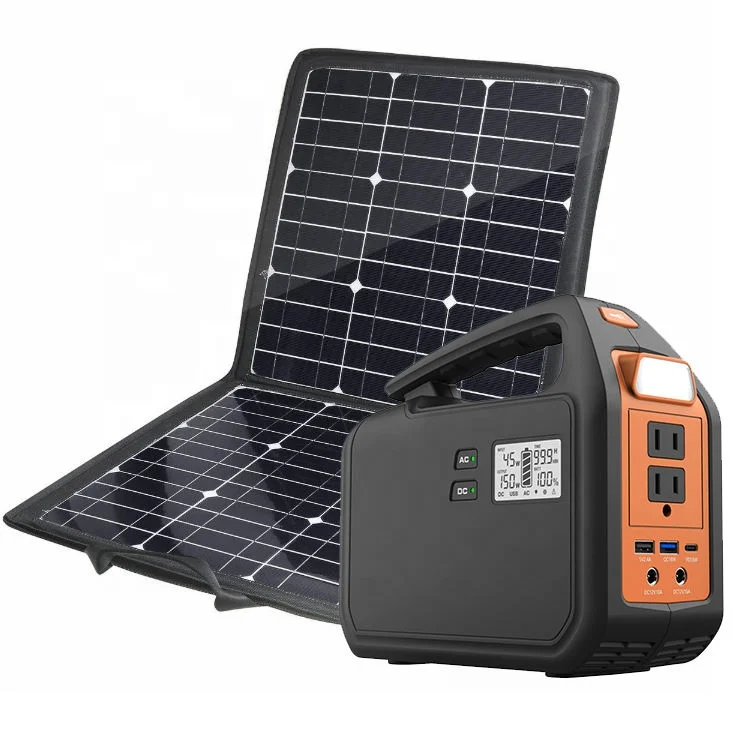 2023 Portable Solar Generator 150W Battery Power Station for Household Home energy  storage Lithium-ion Battery