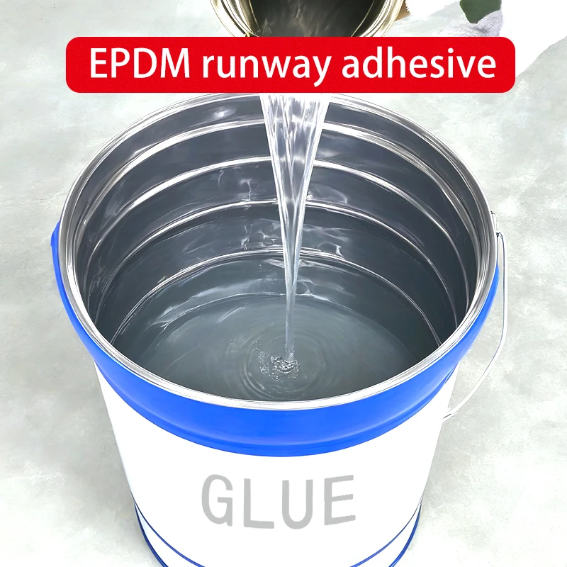 Uv Resistant Single Component Glue Epdm Rubber Glue Epdm Running Track Binder Single Component Polyurethane Glue