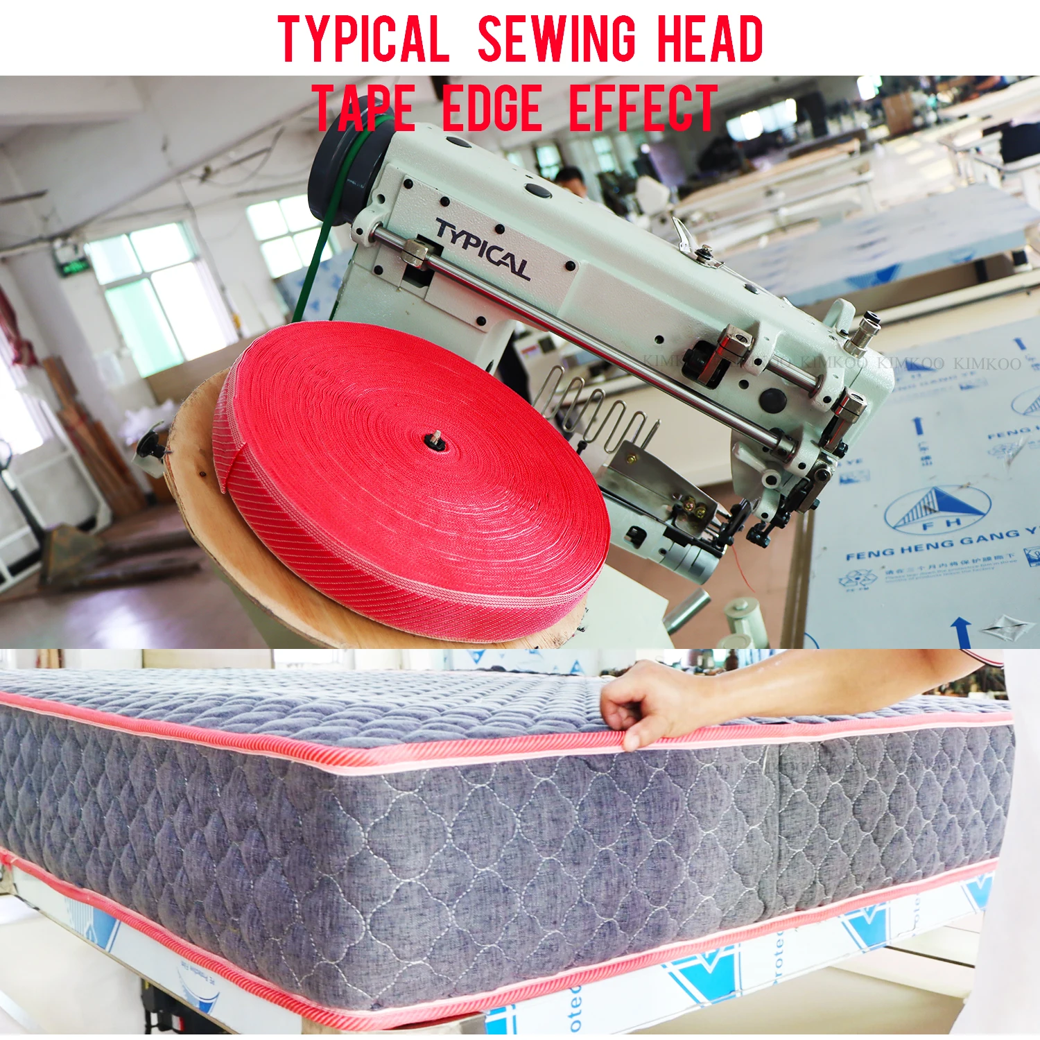 China Foshan Good Price Tape Edge  Sewing Machine JK-T1 Bedding Tape Edge Sewing Machine for Spring Mattress