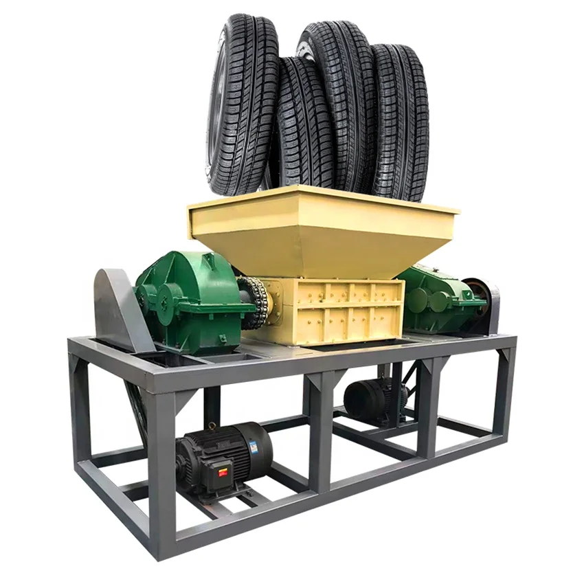 Лидер продаж, измельчитель резиновых шин, двухвальный измельчитель