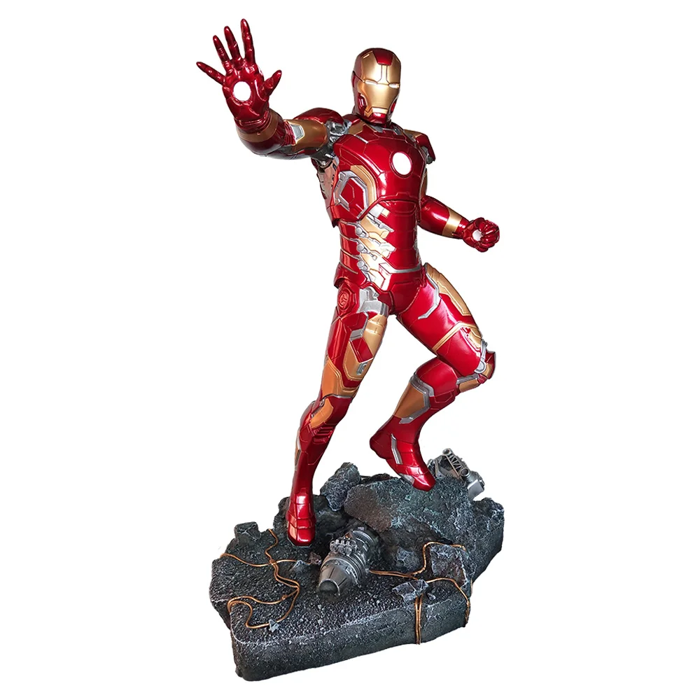 marvel character mk43 model action figure toy with LED