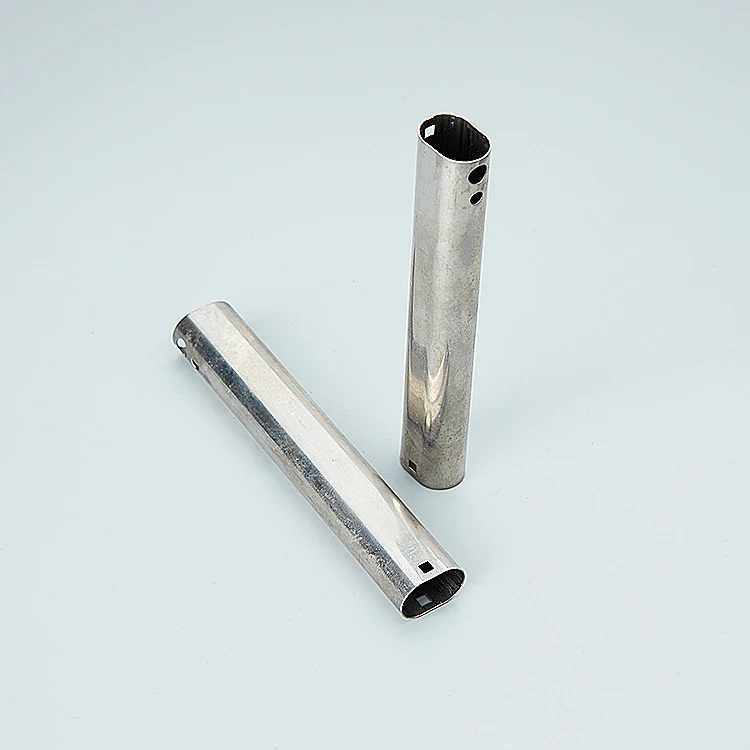 Custom Hardware Accessory Parts Punched Hole Stamping  Bending Pipe Perforated Straight Stainless steel Tubing For Bathroom