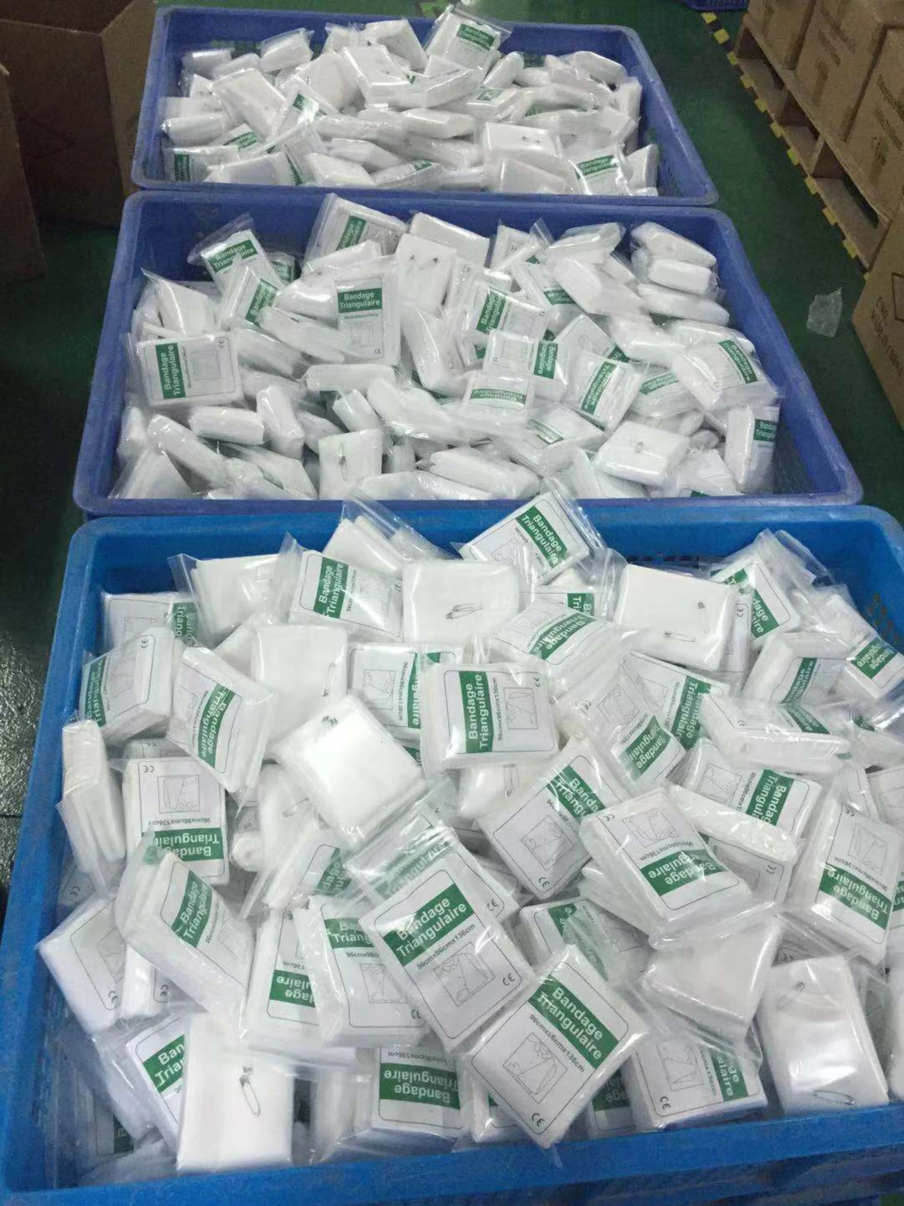 first aid gauze cotton medical  triangular bandage