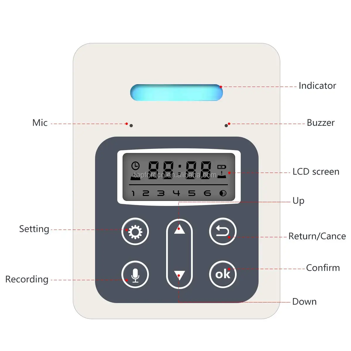 Wholesale Pet Feeder Automatic with digital timer cat and dog feeder  LCD screen