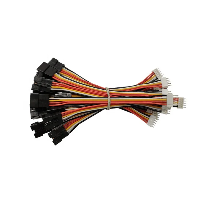 Factory Custom 2 3 Pin Wire Harness Assembly Molex/JST/XH/VH Terminal Plug Male and Female Connector plastic wire harness