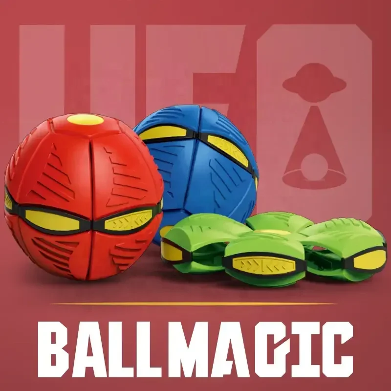 Toyhome Hot Selling High Quality Ufo Magic Funny Flying Saucer Ball Led Magic Luminous With Light Magic Flying Ball For Kids