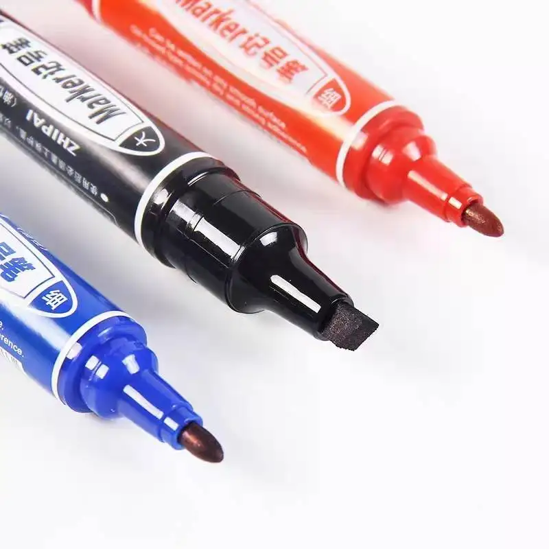 Colors Non-toxic Paint Fineline Double Ended Sketch Markers Black Dual Tip Twin Drawing Permanent Art Marker Pen