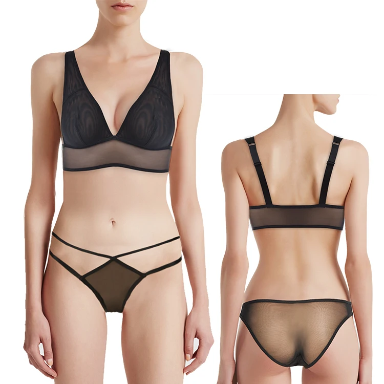 Factory High Quality Custom Beautiful Ladies and Young Girl Bra and Brief Panties Lingerie Sets China Sexy Underwire Full Cup