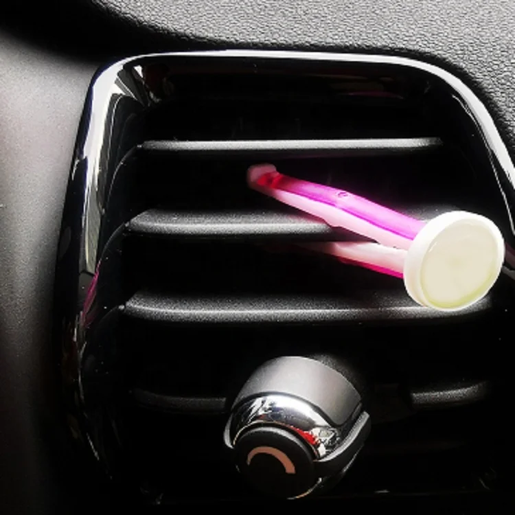 4 Pcs Wholesale Customized Fragrance Smell Car Air freshener Colorful Car Vent Stick Clips Air Freshener