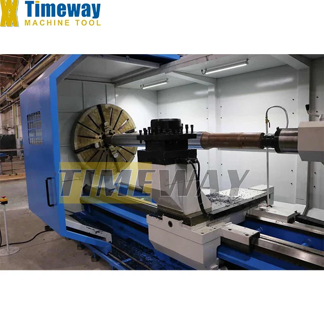 Loading 8 tons Heavy Duty Cnc Lathe Horizontal Cnc Lathe with FANUC CNC system