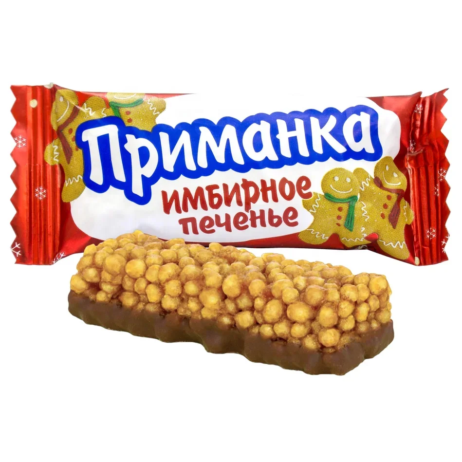  Приманка хрустящие конфеты с покрытием шоколадной глазурью кондитерские