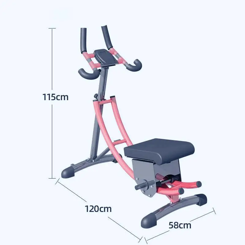 AB coaster machine core strength training equipment  Foldable Fitness Adjustable Ab Cruncher Exercise Equipment for Abdominal