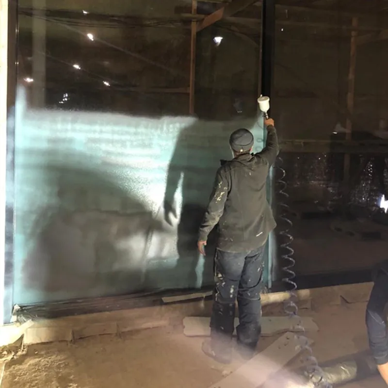 Factory price water based temporary peelable protective coating for glass building construction