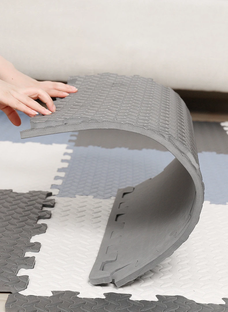 OYOGA 2023 Cheap Bulk Custom Gym Fitness Child Puzzle Interlock Foam Floor Mat For Kid Play EVA Foam mat