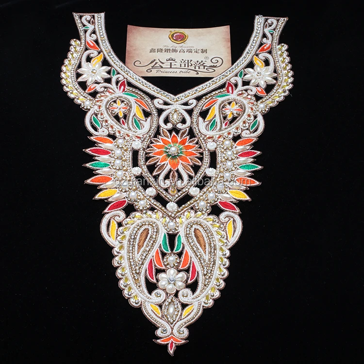 
Color Ethnic Patch Design High Quality Color Embroidery Appliques 