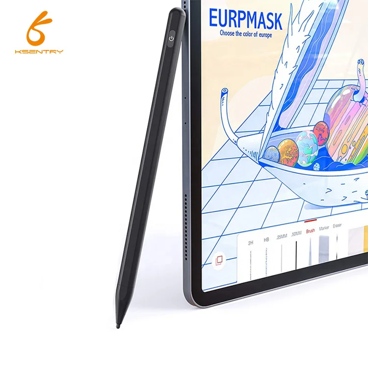 Оптовая продажа с завода, емкостный стилус для сенсорного экрана с пользовательским логотипом