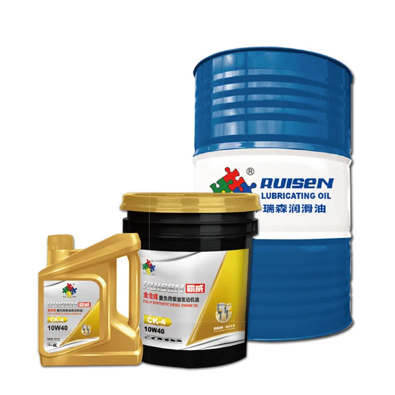 
RUISEN Factory direct sales 10W30 4L CK-4 heavy-duty fully synthetic diesel engine oil lubricating oil 