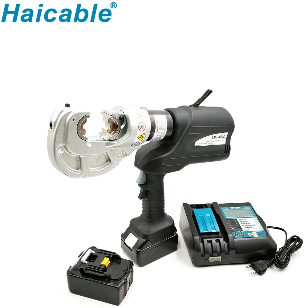 16-400 мм 2 bateria cabo Lug friso ferramenta EMT-400C prensa hidrulica de 12