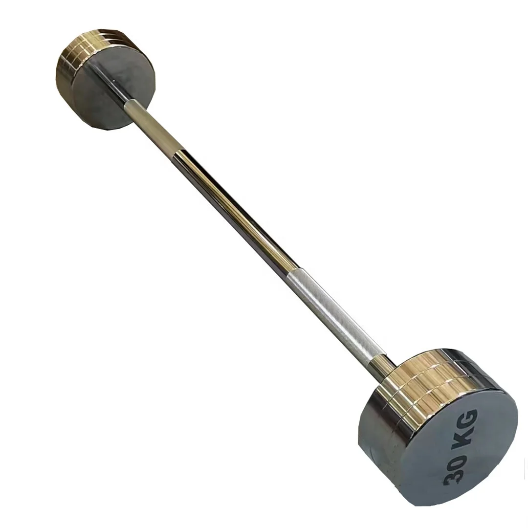 2024 KIC FITNESS Chrome Steel Barbell for Fitness Club