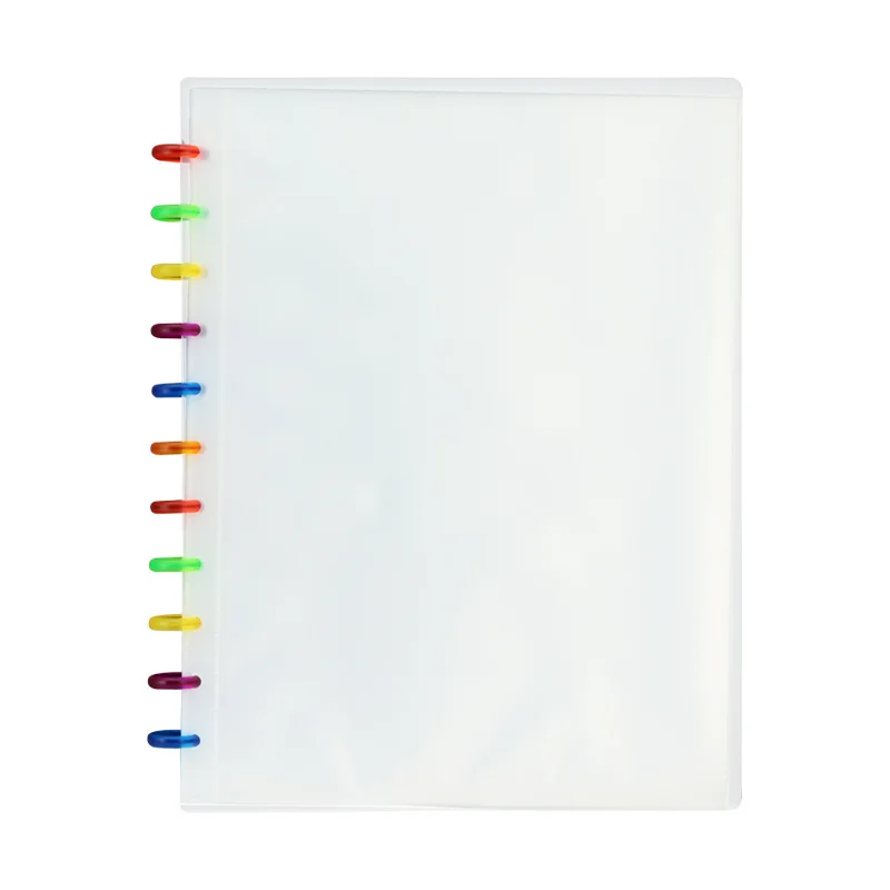 Super transparent thickened store test paper award certificate work  folder Mushroom hole information booklet