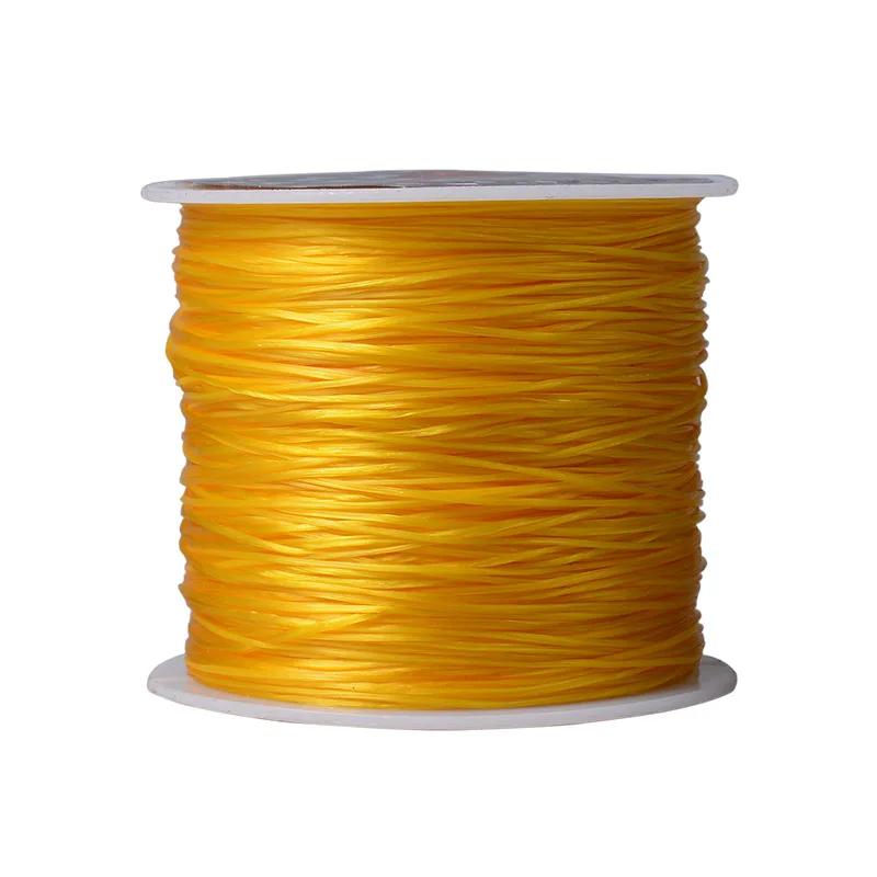 LONGJIE 0.5MM polyester jewelry elastic beading cord for DIY beaded bracelet making