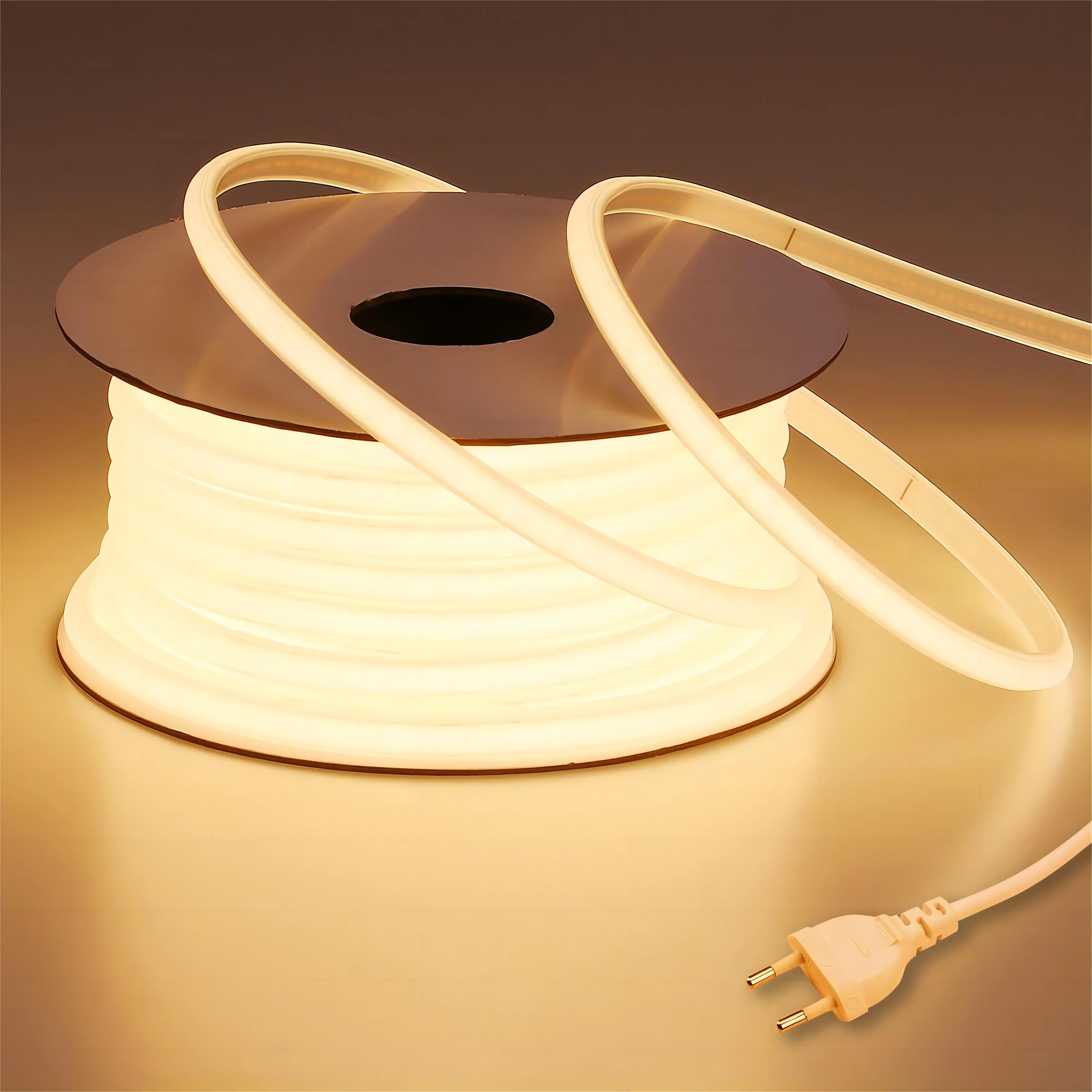 Popular choice waterproof 220v cob led strip for outdoor lighting