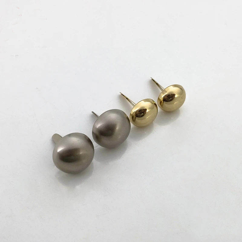 Wholesale Brass Cross Cone Conical Garment Accessories Decorative Rivets Studs For Handbags Leather Belt Purses Garment