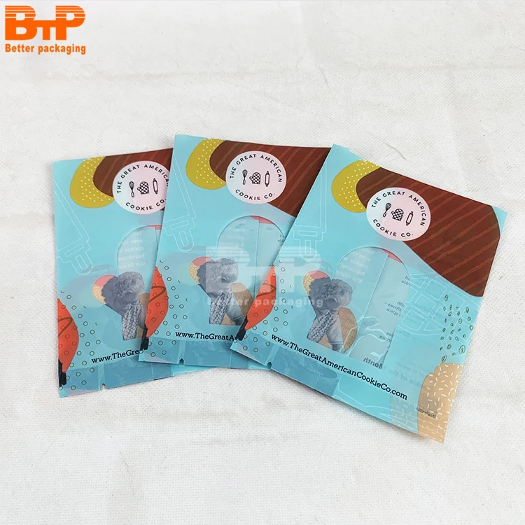 Небольшой прозрачный герметизирующий упаковочный пакет для лунного пирога