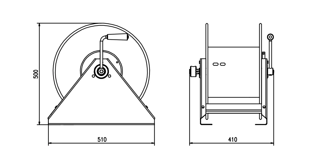 Ecotec High Pressure LPG Hose Reel  Gas Hose Reel for LPG Filling Station