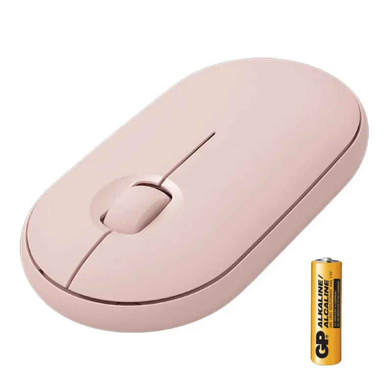 Pebble M350 Wireless BT Mouse Original Mini&Thin 1000DPI 100g High Precision Optical Tracking Unifying Colorful
