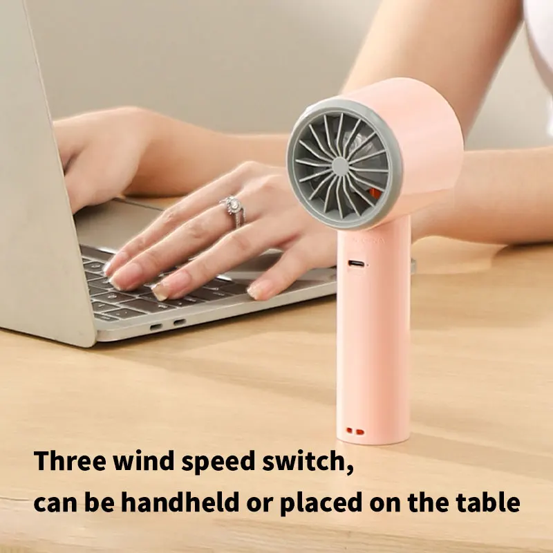 Hot Sales 3 Speed Handheld Portable Electric Fan Summer Air Cooling Outdoor Rechargeable Personal Mini Hand Fan