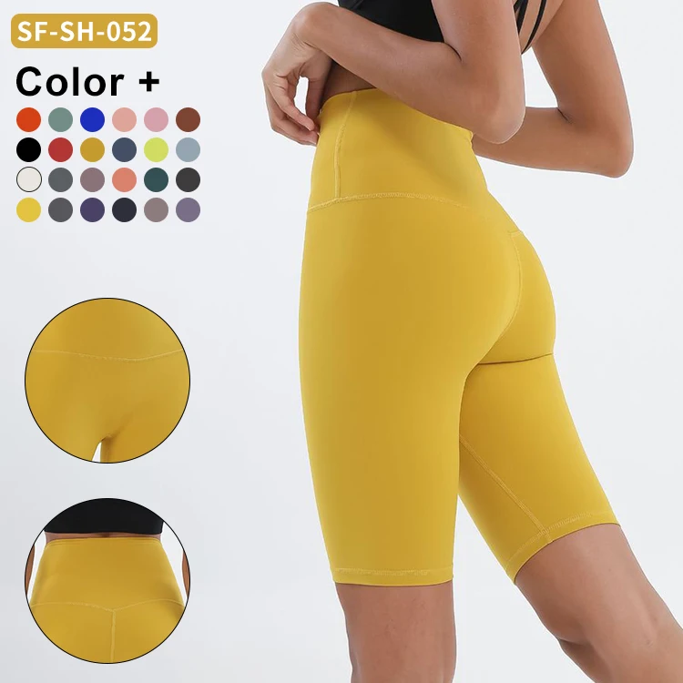 Wholesale LULU Seamless womens gym shorts Quick drying YOGA shorts for women casual ladies pants gym fitness shorts women