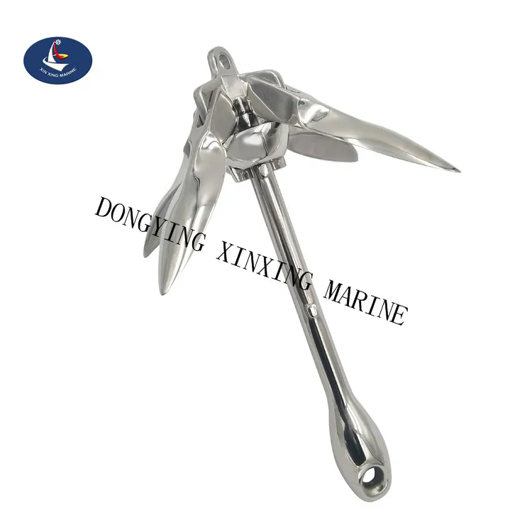 Marine Anchor Stainless Steel Folding Anchor Boat Hardware