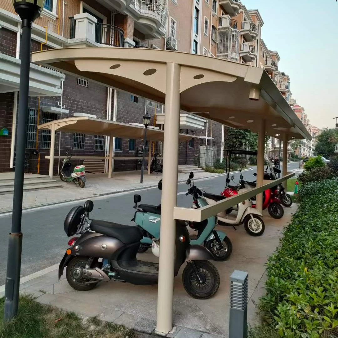 High stretch PVDF colours membrane fabric canopy for carport roof