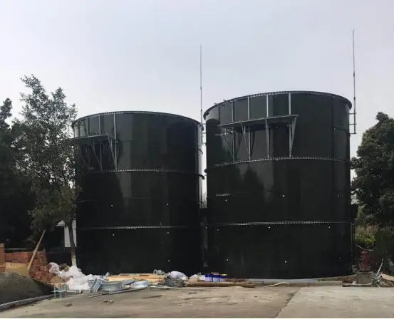 
glass fused to steel bolted tank 